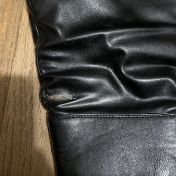 Black Leather Boots - Picture 4 of 4